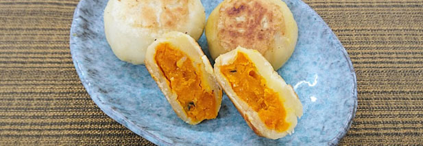 かぼちゃのおやき アレンジレシピ 株式会社ヤマザキ 総合惣菜 煮豆 メーカー